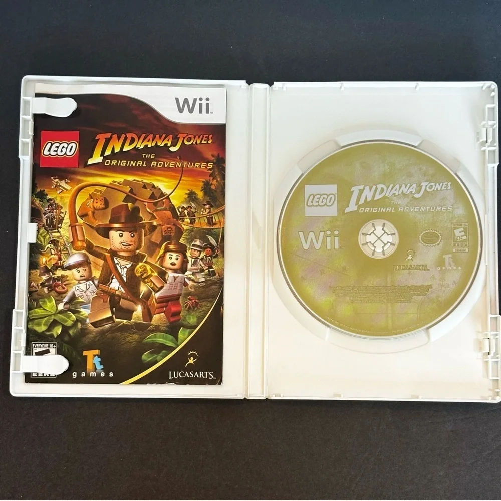 LEGO Indiana Jones: The Original Adventures (Nintendo Wii, 2008 w/ Manual)